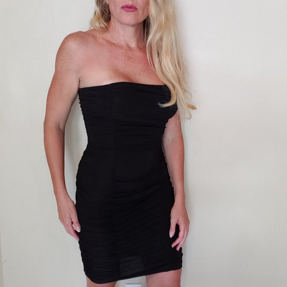 Cien Black Bodycon Dress Small